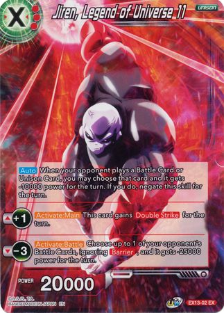 Jiren, Legend of Universe 11 [EX13-02] | Cracking-Singles