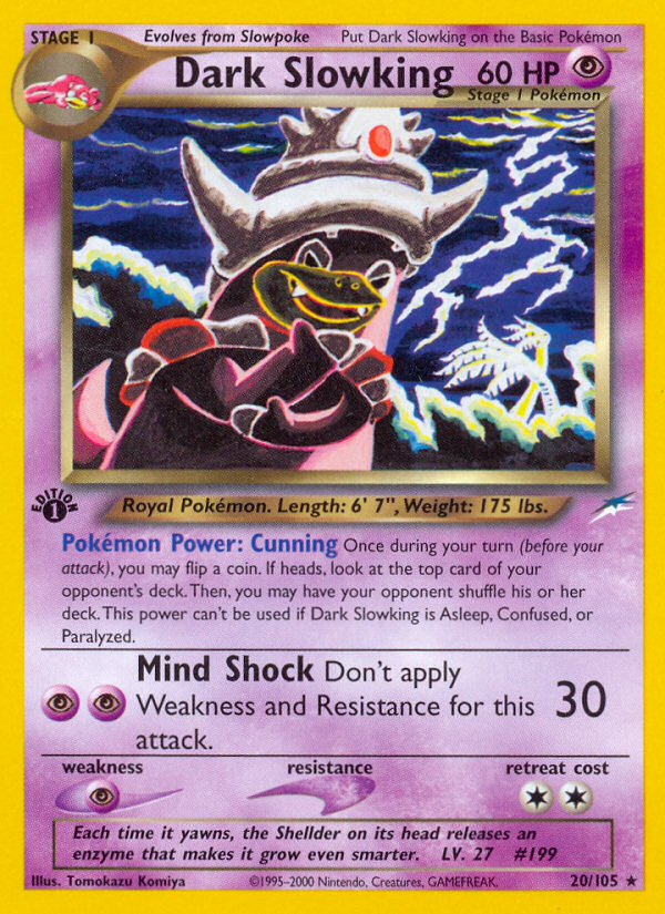 Dark Slowking (20/105) [Neo Destiny 1st Edition] | Cracking-Singles