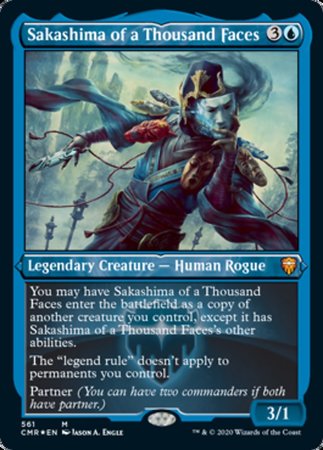 Sakashima of a Thousand Faces (Foil Etched) [Commander Legends] | Cracking-Singles