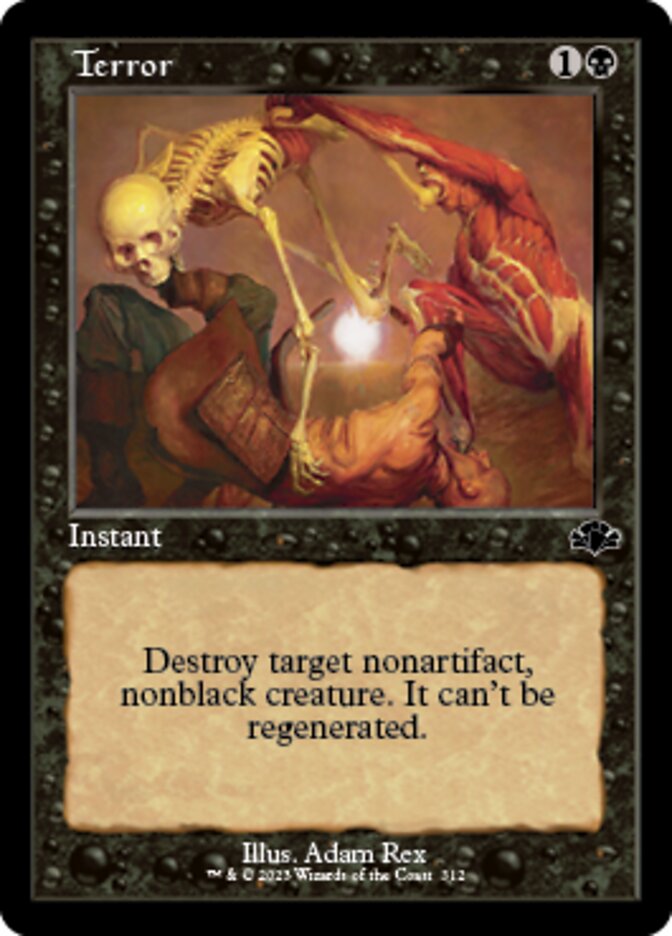 Terror (Retro) [Dominaria Remastered] | Cracking-Singles