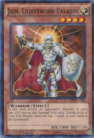 Jain, Lightsworn Paladin [BP03-EN042] Shatterfoil Rare | Cracking-Singles