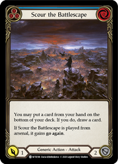 Scour the Battlescape (Blue) [U-WTR196] (Welcome to Rathe Unlimited)  Unlimited Rainbow Foil | Cracking-Singles