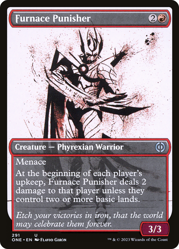 Furnace Punisher (Showcase Ichor) [Phyrexia: All Will Be One] | Cracking-Singles