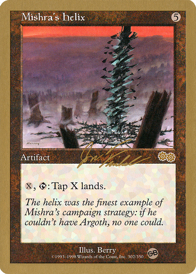 Mishra's Helix (Jon Finkel) (SB) [World Championship Decks 2000] | Cracking-Singles