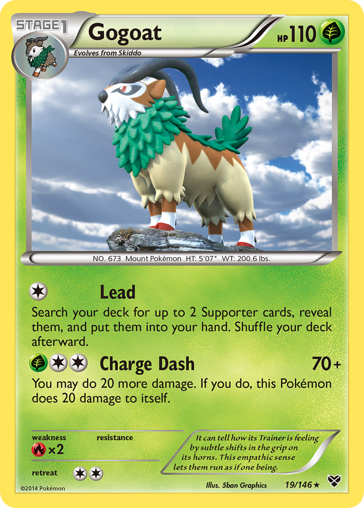 Gogoat (19/146) [XY: Base Set] | Cracking-Singles