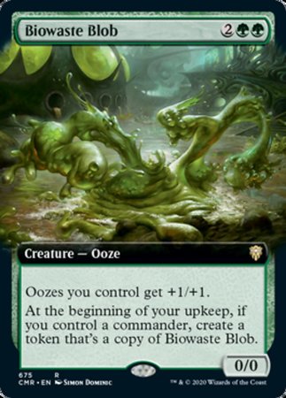 Biowaste Blob (Extended Art) [Commander Legends] | Cracking-Singles