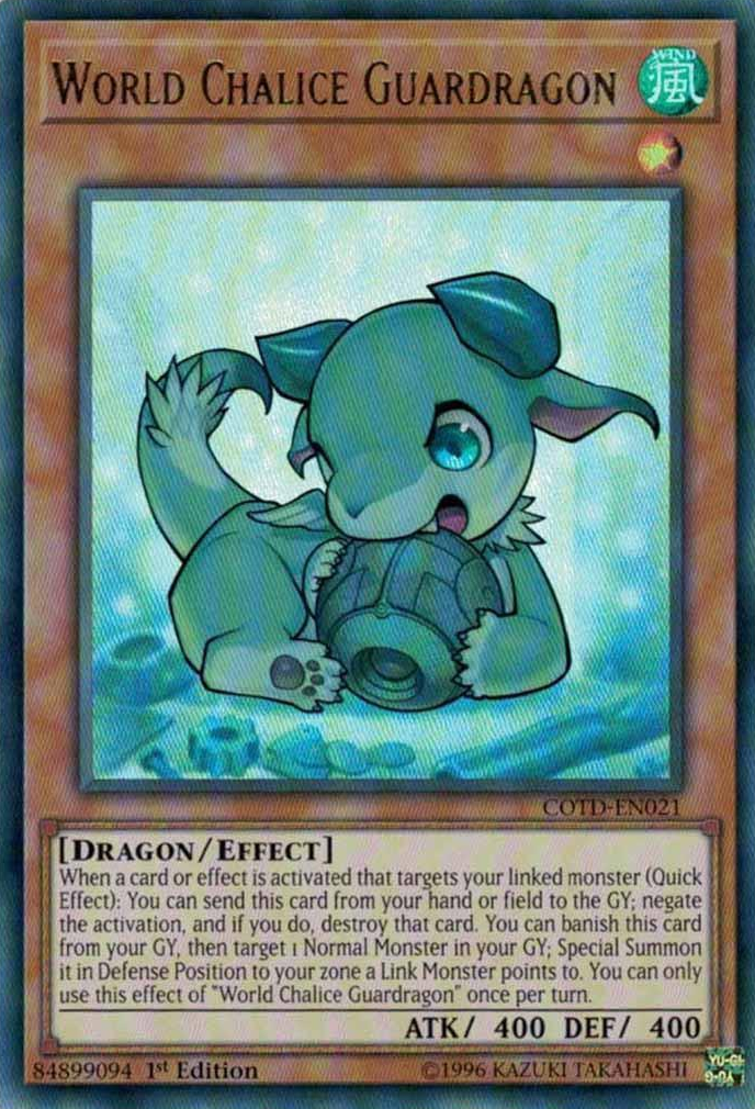 World Chalice Guardragon [COTD-EN021] Ultra Rare | Cracking-Singles