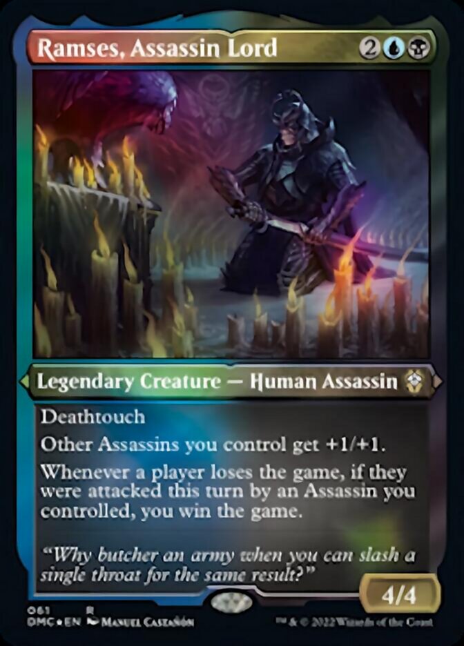 Ramses, Assassin Lord (Foil Etched) [Dominaria United Commander] | Cracking-Singles