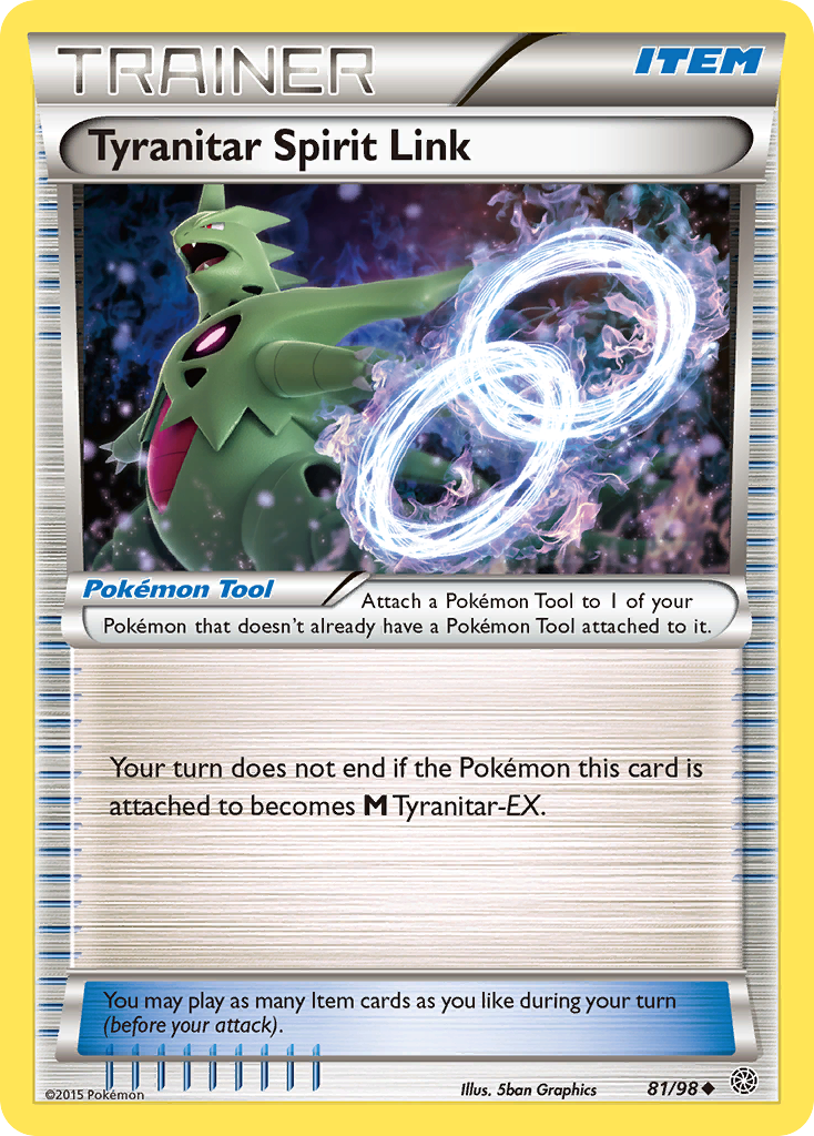 Tyranitar Spirit Link (81/98) [XY: Ancient Origins] | Cracking-Singles