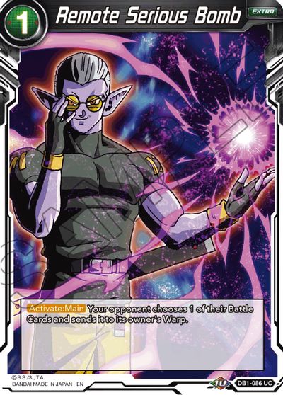 Remote Serious Bomb (Reprint) (DB1-086) [Battle Evolution Booster] | Cracking-Singles