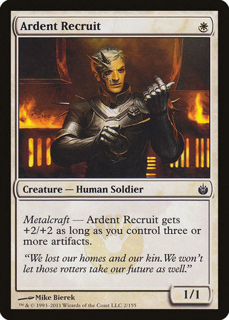 Ardent Recruit [Mirrodin Besieged] | Cracking-Singles