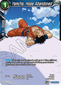 Yamcha, Hope Abandoned (Uncommon) [BT13-044] | Cracking-Singles