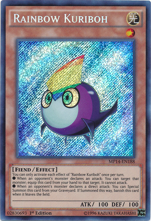 Rainbow Kuriboh [MP14-EN188] Secret Rare | Cracking-Singles