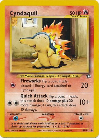 Cyndaquil (57/111) [Neo Genesis Unlimited] | Cracking-Singles