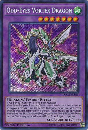 Odd-Eyes Vortex Dragon [DOCS-EN045] Secret Rare | Cracking-Singles