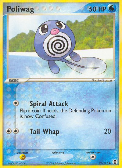 Poliwag (75/112) [EX: FireRed & LeafGreen] | Cracking-Singles