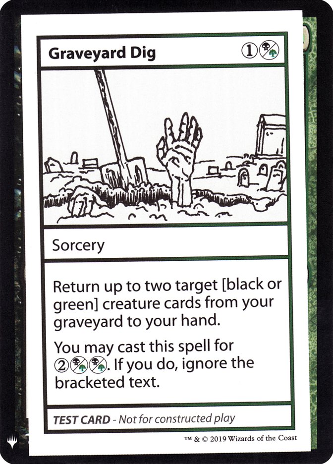 Graveyard Dig [Mystery Booster Playtest Cards] | Cracking-Singles