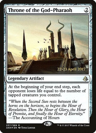 Throne of the God-Pharaoh [Amonkhet Prerelease Promos] | Cracking-Singles