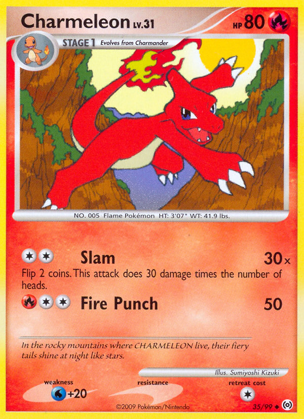 Charmeleon (35/99) [Platinum: Arceus] | Cracking-Singles