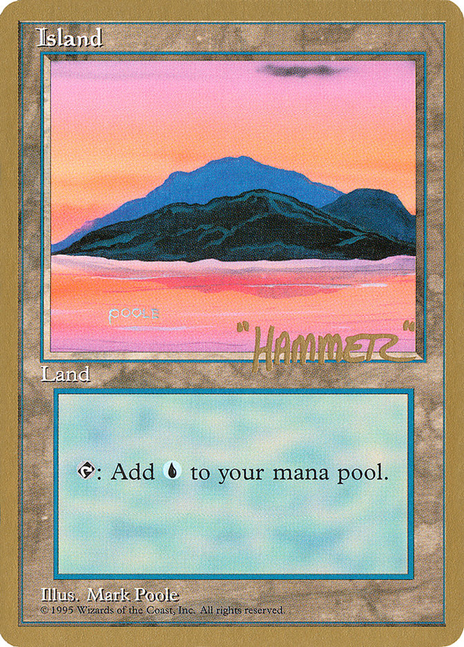 Island (shr369) (Shawn "Hammer" Regnier) [Pro Tour Collector Set] | Cracking-Singles