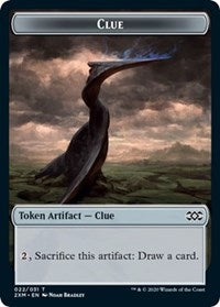 Clue // Wurm (030) Double-sided Token [Double Masters Tokens] | Cracking-Singles