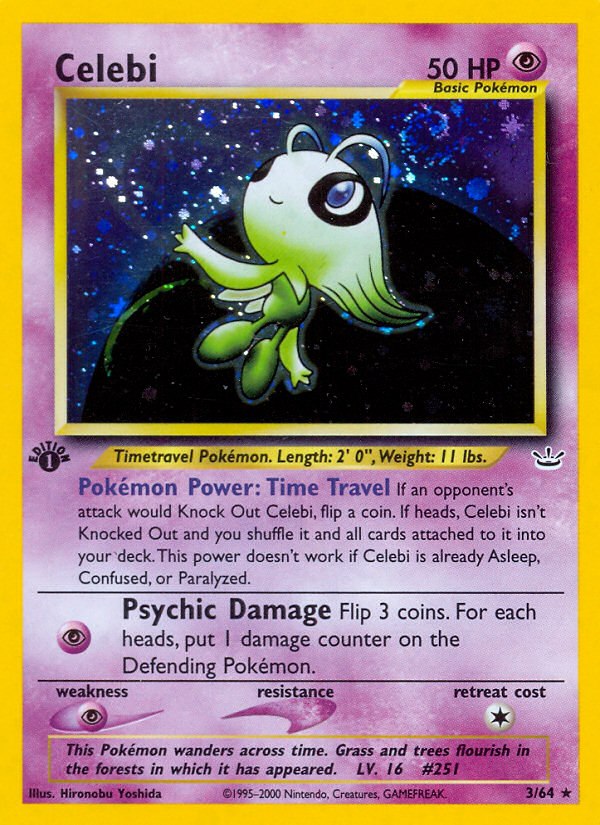 Celebi (3/64) [Neo Revelation 1st Edition] | Cracking-Singles