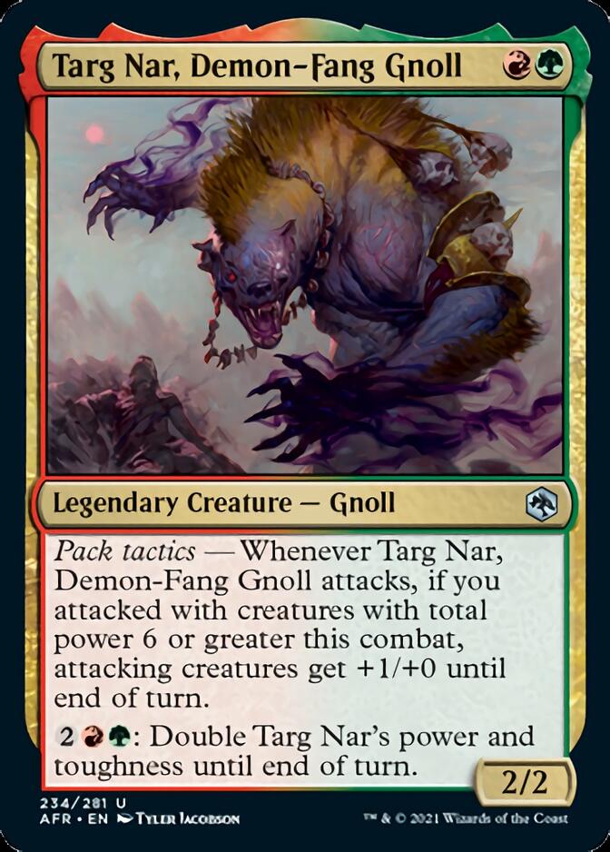 Targ Nar, Demon-Fang Gnoll [Dungeons & Dragons: Adventures in the Forgotten Realms] | Cracking-Singles