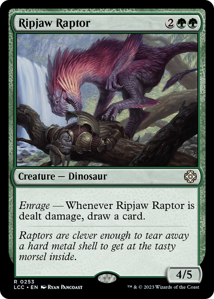 Ripjaw Raptor [The Lost Caverns of Ixalan Commander] | Cracking-Singles