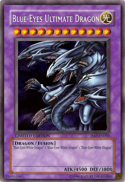 Blue-Eyes Ultimate Dragon [JMP-EN005] Secret Rare | Cracking-Singles