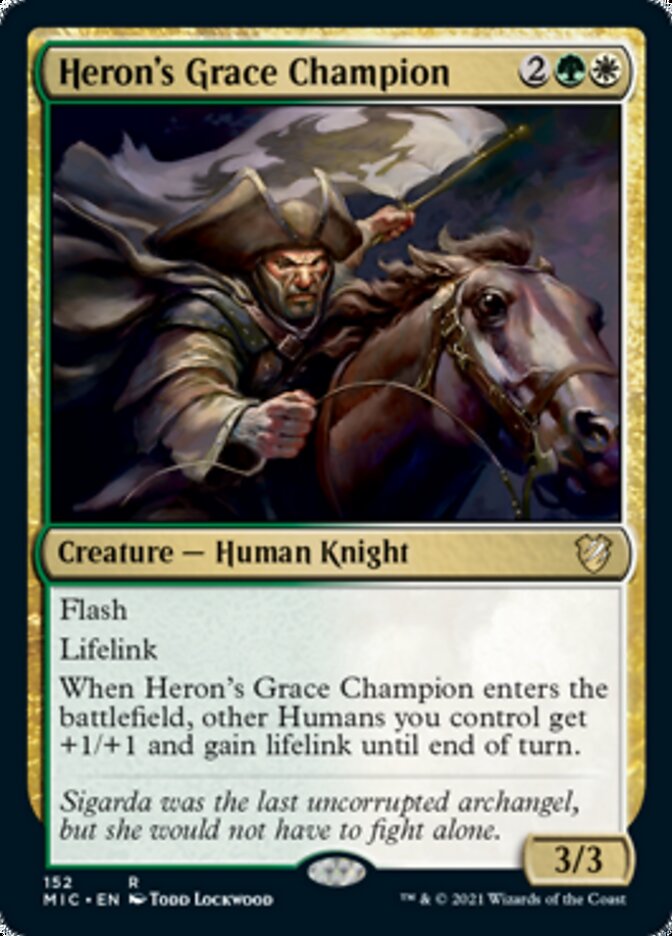 Heron's Grace Champion [Innistrad: Midnight Hunt Commander] | Cracking-Singles