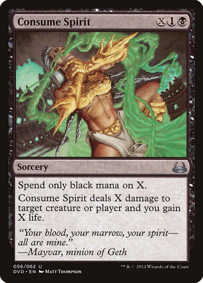 Consume Spirit (Divine vs. Demonic) [Duel Decks Anthology] | Cracking-Singles