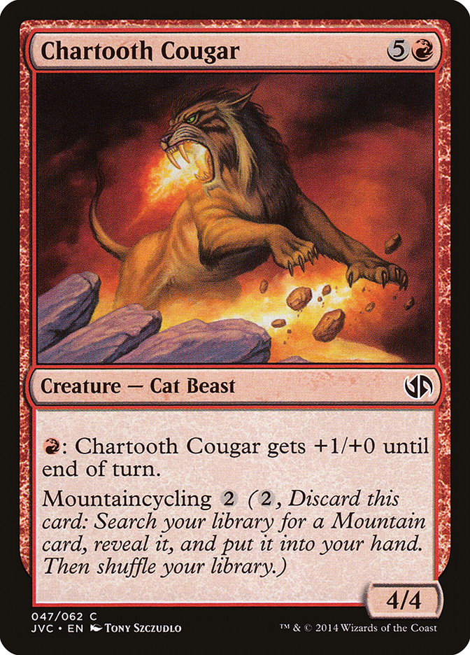 Chartooth Cougar [Duel Decks Anthology] | Cracking-Singles