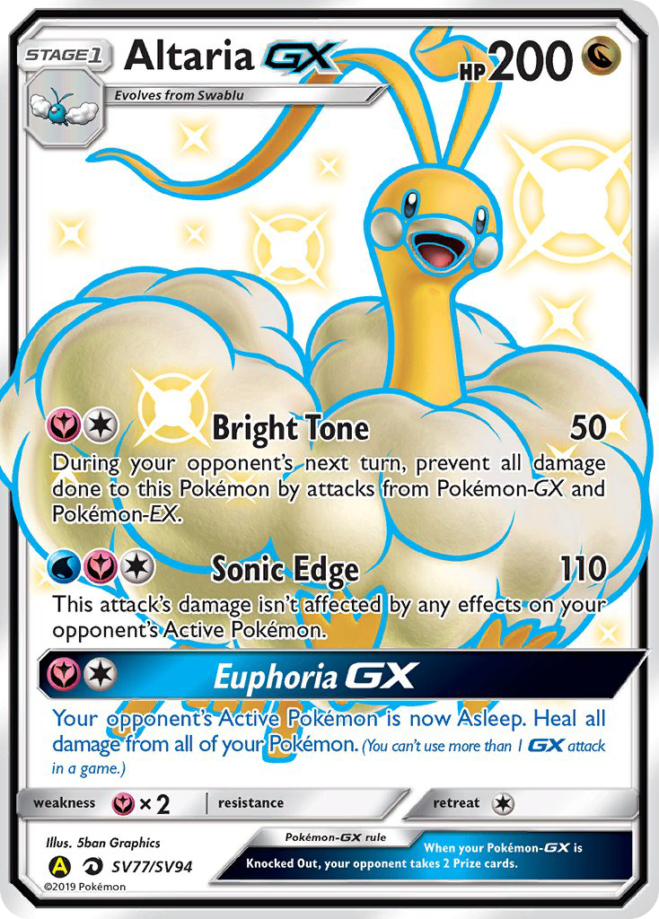 Altaria GX (SV77/SV94) [Sun & Moon: Hidden Fates - Shiny Vault] | Cracking-Singles