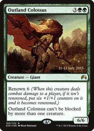 Outland Colossus [Magic Origins Promos] | Cracking-Singles