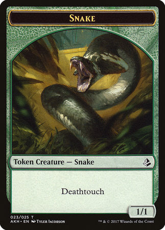 Snake Token [Amonkhet Tokens] | Cracking-Singles