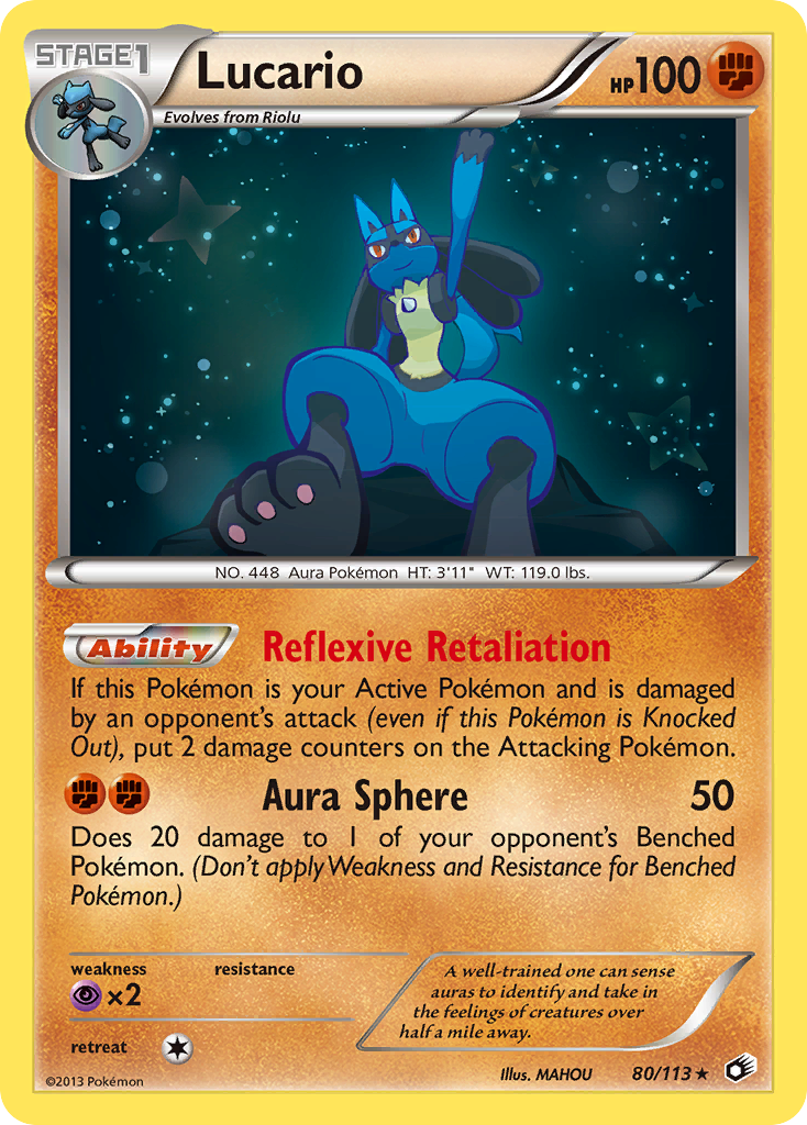 Lucario (80/113) [Black & White: Legendary Treasures] | Cracking-Singles