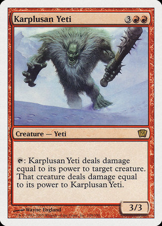 Karplusan Yeti [Ninth Edition] | Cracking-Singles