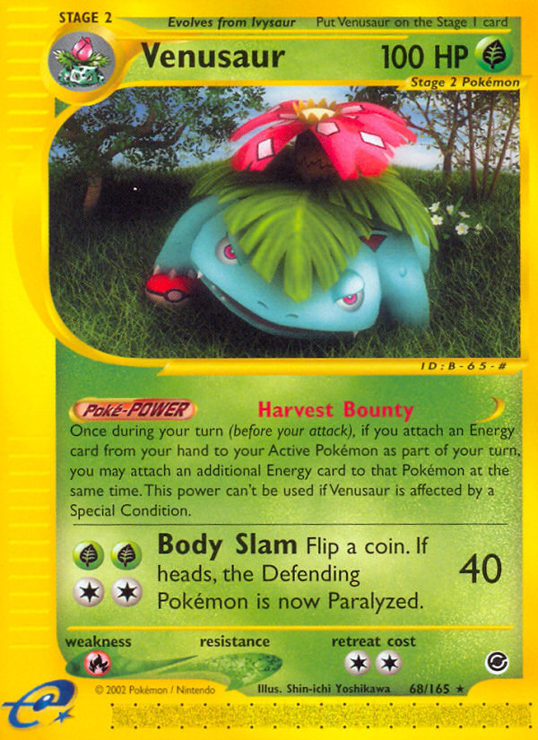 Venusaur (68/165) [Expedition: Base Set] | Cracking-Singles