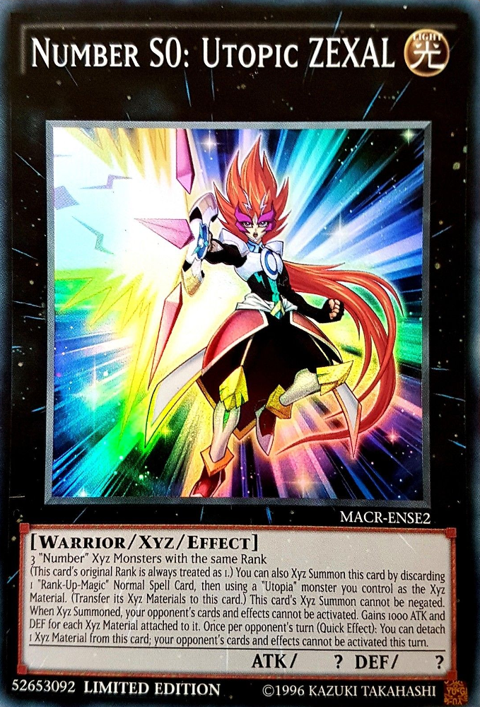 Number S0: Utopic ZEXAL [MACR-ENSE2] Super Rare | Cracking-Singles