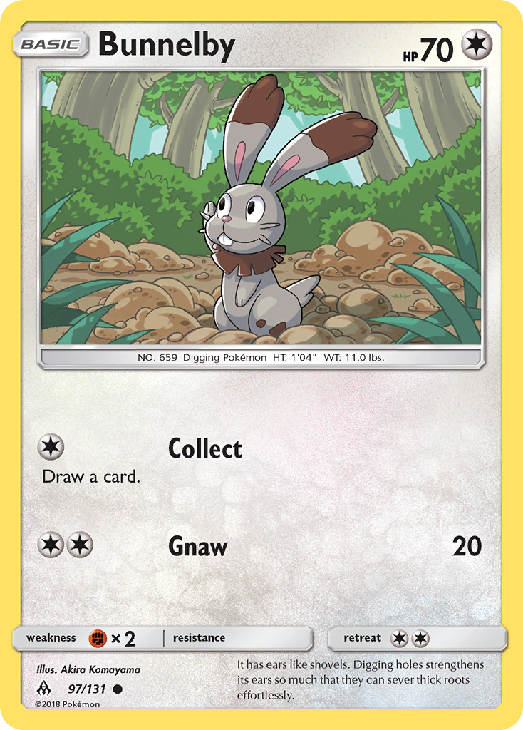 Bunnelby (97/131) [Sun & Moon: Forbidden Light] | Cracking-Singles