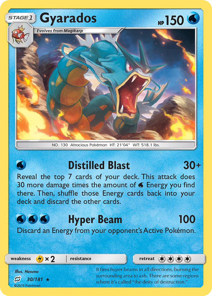 Gyarados (30/181) [Sun & Moon: Team Up] | Cracking-Singles