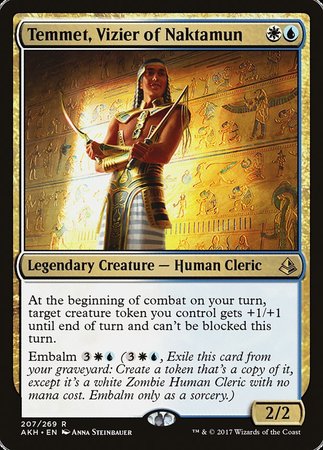 Temmet, Vizier of Naktamun [Amonkhet] | Cracking-Singles