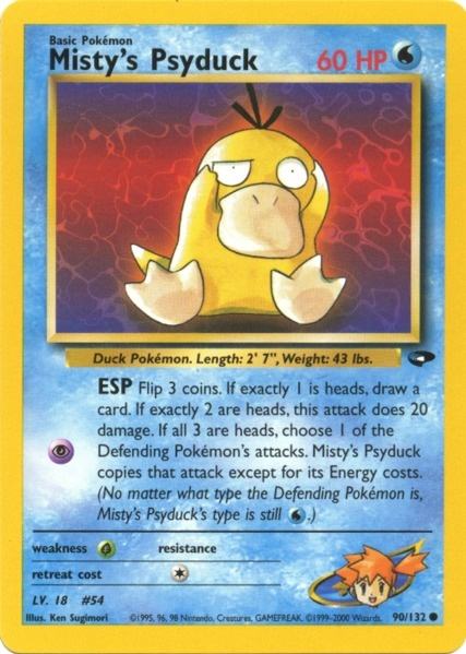 Misty's Psyduck (90/132) [Gym Challenge Unlimited] | Cracking-Singles