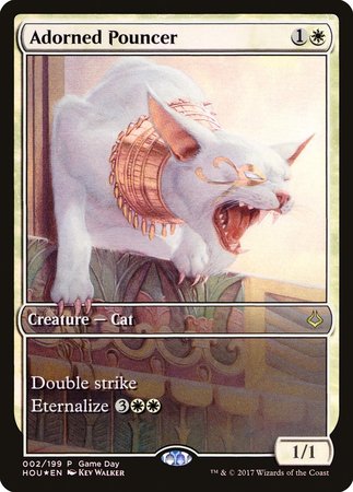 Adorned Pouncer [Hour of Devastation Promos] | Cracking-Singles