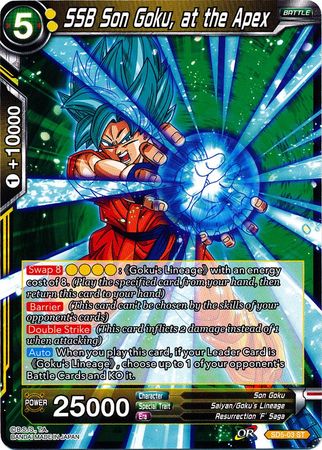 SSB Son Goku, at the Apex (Starter Deck - The Crimson Saiyan) [SD5-03] | Cracking-Singles