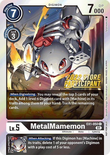 MetalMamemon [EX1-050] (2022 Store Participant) [Classic Collection Promos] | Cracking-Singles