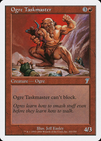 Ogre Taskmaster [Seventh Edition] | Cracking-Singles