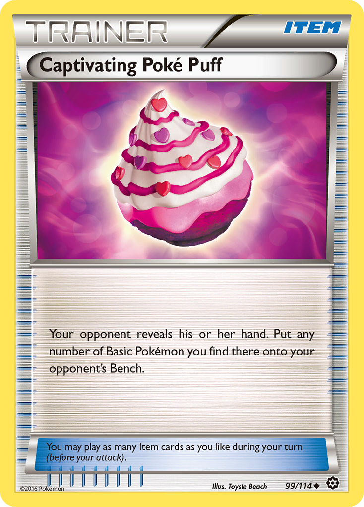 Captivating Poke Puff (99/114) [XY: Steam Siege] | Cracking-Singles