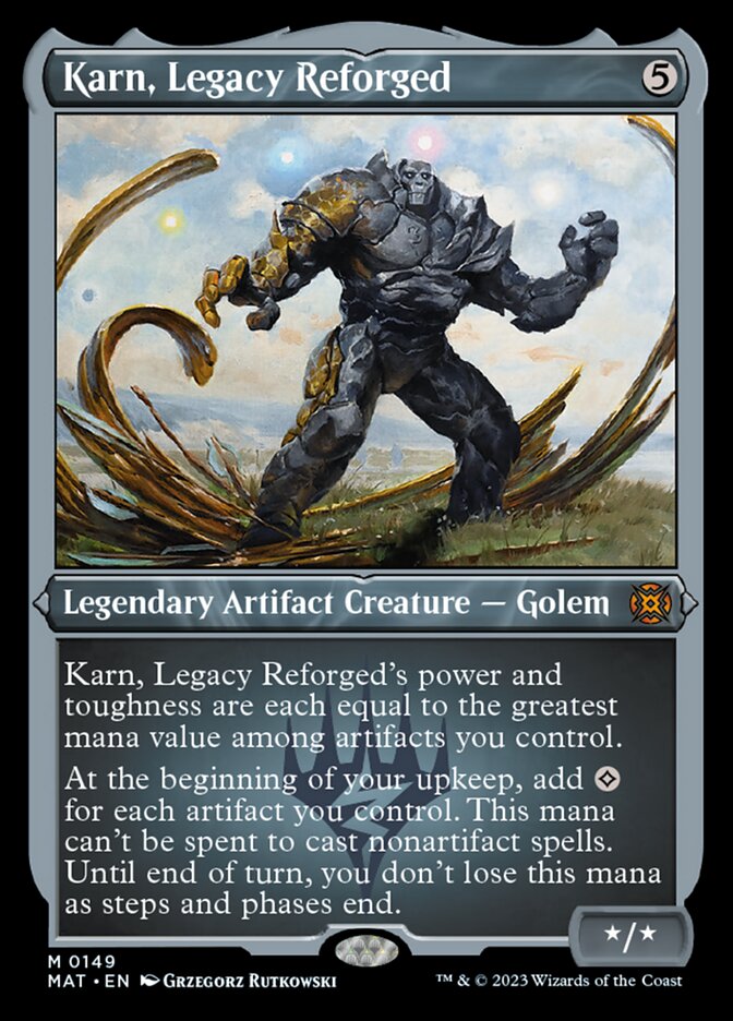 Karn, Legacy Reforged (Foil Etched) [March of the Machine: The Aftermath] | Cracking-Singles