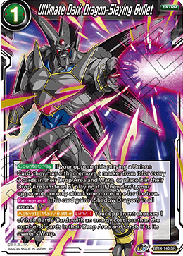 Ultimate Dark Dragon-Slaying Bullet (BT14-140) [Cross Spirits] | Cracking-Singles